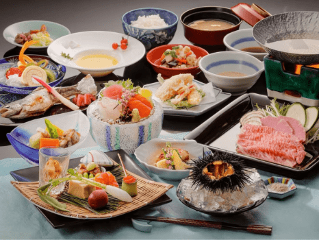 個室確約【基本会席】旬の厳選食材を愉しむ「丸峰会席」