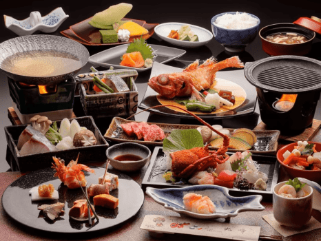 灯り彩る冬の饗宴【料理長特別会席】伊勢海老・吉次・福島牛を味わう≪個室確約≫