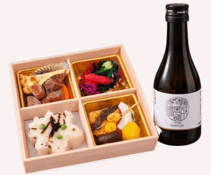 【お部屋で楽しむ上越の夜】ホテル特製弁当「いかや弁当」&地酒「八恵久比岐 DAICHI」300ml付 【お部屋で楽しむ上越の夜】ホテル特製弁当「いかや弁当」&地酒「八恵久比岐 DAICHI」300ml付