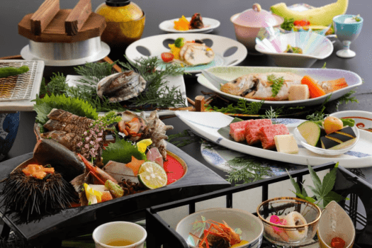 【GW基本会席】山陰の高級食材をふんだんに取り入れた会席コースをご堪能いただけます