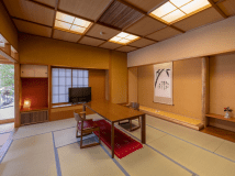 【禁煙】自家源泉露天風呂付き客室「横笛」：和室12.5帖＋和座ベッドルーム