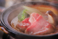 「最上級おおいた和牛の頂」肉汁と出汁が心地よく踊る夕食時