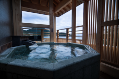 露天風呂の絶景●コーナービューツイン52平米●【ダイニング食】