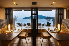 ◆ダイニング－颯－◆瀬戸内海の眺めをすぐ傍に感じる“絶景空間”の中で“珠玉の幸”を．．．★