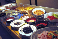 朝食バイキング一例