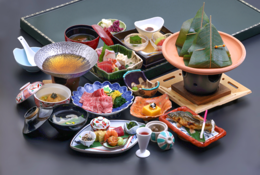 Kaiseki dinner with A5-Grade Hida Beef  as Shabu Shabu style