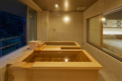 Japanese-Style Room with Open-Air Bath