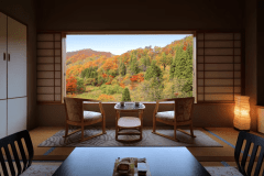 【標準和室】全室川側で各お部屋から山並みを望め、銀山川の川辺の野鳥の姿を見ることができる眺望の良いお部屋です。 【標準和室】全室川側で各お部屋から山並みを望め、銀山川の川辺の野鳥の姿を見ることができる眺望の良いお部屋です。