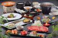 【龍リゾート会席】料理長こだわりの至福のお料理の数々を心ゆくまでお楽しみください。