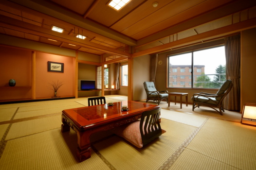 [Non-smoking] Deluxe 10+10 tatami-mat room with two sitting areas