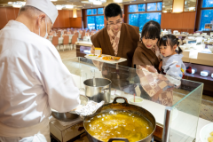 【夕食バイキング】あげたて！天ぷらコーナー♪
