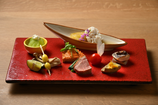【スタンダード】福島牛ステーキや常磐もの鮮魚などふくしまの豊かな素材を活かしたコース料理