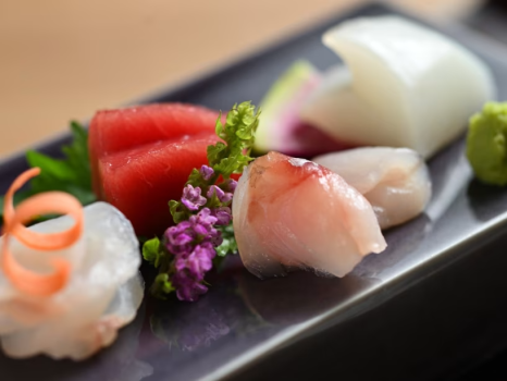 常磐ものと旬のお魚などが入ったお造り
※「常磐もの」とは福島の誇るブランド魚です。
