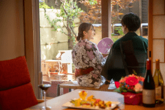 【記念日・お祝い】朝夕お部屋食　4つの特典で演出する特別な一日～デザートプレート＆記念写真付～