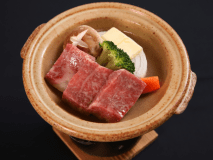 「津川牛」陶板焼き