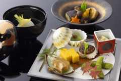 Vegetable-centered kaiseki meal plan (for vegetarian customers)