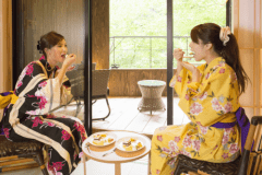 お食事の後には、デザートプレートでスイーツライム♪