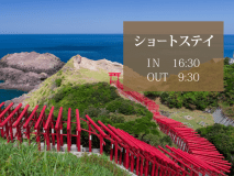 ショートステイ:16:30以降チェックイン･9:30までのチェックアウトでお得なご滞在