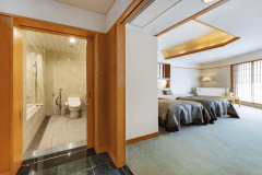 デラックスツイン：バリアフリーですので、段差を気にすることなくご利用いただけます。