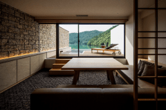 【禁煙】おしどりの池を望む【自家源泉露天風呂付き客室】和室＋ツインベット+ソファー（莉結