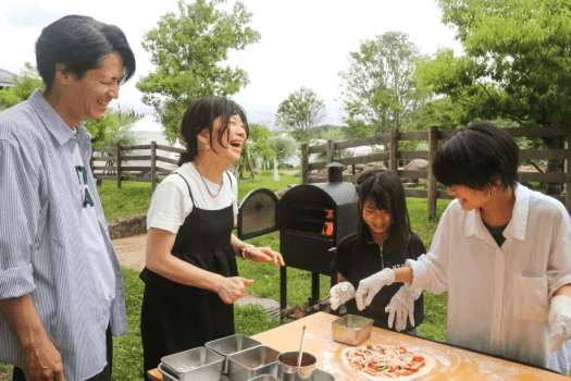 大人気！旬野菜を使った感動のピザ作り体験プラン／夕食BBQ　1泊2食付き