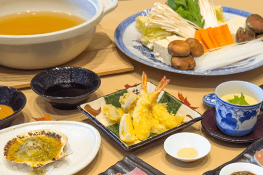 福岡最古のブランド牛『筑穂牛』を使ったしゃぶしゃぶ会席。