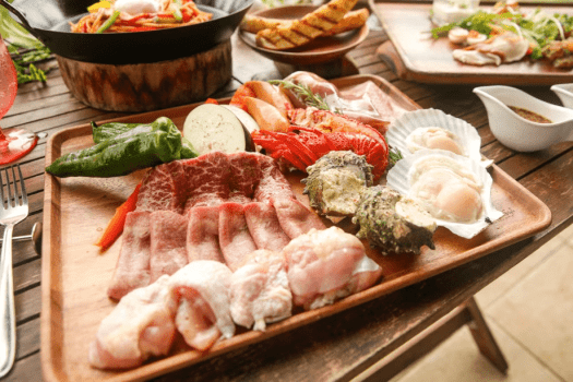 特選牛肉＆海鮮バーベキューセット