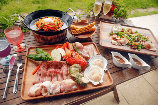 特選牛肉＆海鮮バーベキューセット
