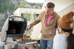 BBQの風景　焼き人
