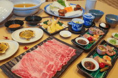 福岡最古のブランド牛『筑穂牛』を使ったしゃぶしゃぶ会席