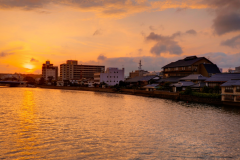 夕景 遠景 夕景 遠景