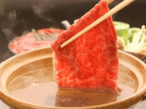 近江牛しゃぶしゃぶ　お席ごとに３０分かけて炊き上げる釜めし付き