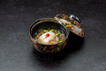 ユリ根饅頭椀　つぶ蕎麦入り