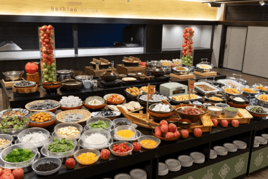 【朝食バイキング】イメージ　朝からボリューム満点の彩鮮やかな30種以上のバイキング料理♪