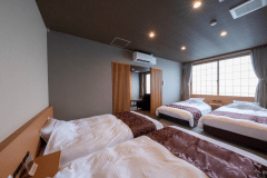 2019年7月リニューアル♪【西館（禁煙）】特室　フォース 　ベッド4台でのんびり
