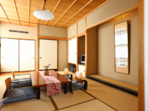 標準客室【10～12畳】一例　落ち着いたお部屋でのびのびお過ごしいただけます