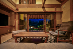 ■伽羅-きゃらー和洋室・離れ 小さな庭付【由布岳ビュー】■和洋室 12.5帖+寝室4.5帖+寝室