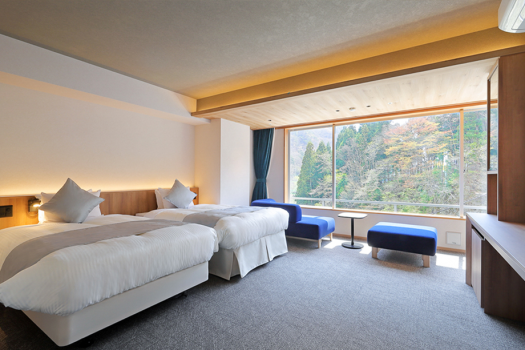 Keiryu view twin type [non-smoking room] (Max. 3persons)