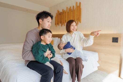 【ウェルカムベビーのお宿認定】赤ちゃん・ママ・パパ　にっこり！ヒカリノモリバイキングプラン