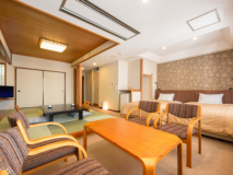 北水館(和洋室タイプ)【禁煙ルーム】7.5畳+シモンズ社製セミダブルベッド2台【2016年リニューアル】 北水館(和洋室タイプ)【禁煙ルーム】7.5畳+シモンズ社製セミダブルベッド2台【2016年リニューアル】