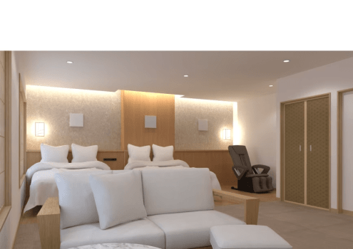 シャワーブース付客室　瑠璃（602）