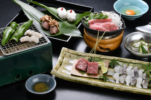 【夏の味覚】夏の風物詩「鱧」と亀岡牛を堪能 厳選食材を使った季節の特選料理<6月1日~10月31日> 【夏の味覚】夏の風物詩「鱧」と亀岡牛を堪能 厳選食材を使った季節の特選料理<6月1日~10月31日>