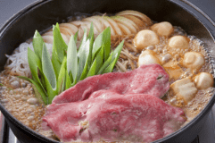 Washoku Special "Beef Sukiyaki course"