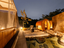 離れ特別室【グランピング】～星空小舟～　源泉露天風呂◇サウナ