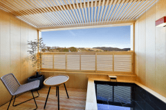 [寧楽~nara~]Guest room with an open-air bath with a view of Todaiji Temple and Mt. Wakakusa