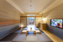 [朝靄~asamoya~]Guest room with an open-air bath with a view of Todaiji Temple and Mt. Wakakusa