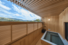 [土~tsuchi~]Guest room with an open-air bath with a view of Todaiji Temple and Mt. Wakakusa