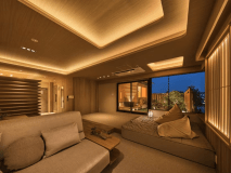 Special room with fine view cypress bath