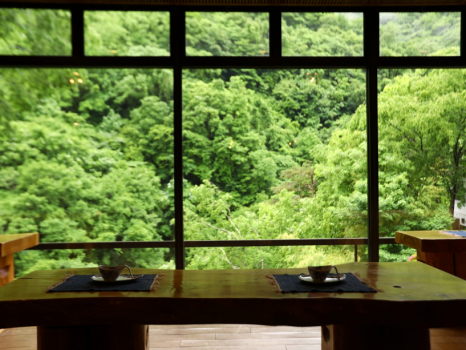 【スタンダード】里山の恵み御膳と絶景貸切露天風呂を満喫