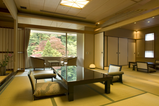 넓은 곁방이 딸린 객실 [화실 12조(19.8m²)＋8조(13.2m²)＋넓은 툇마루(10m²)]